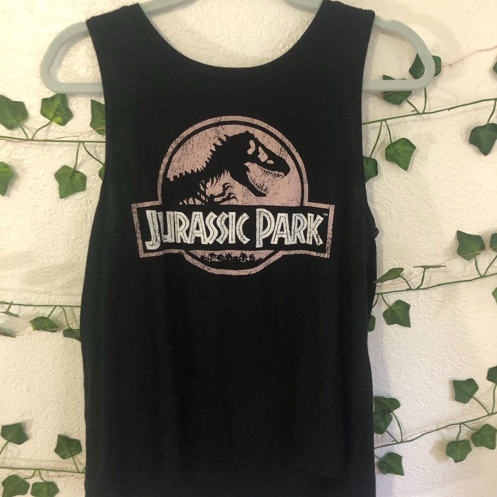Black Jurassic Park Tee